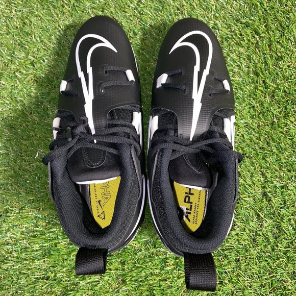 Men\'s Nike Alpha Menace Pro 3 Mid Football Cleats Black CT6649-001 Size NEW main image 13